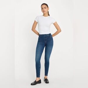 Good American - POWER STRETCH PULL-ON SKINNY JEANS INDIGO491